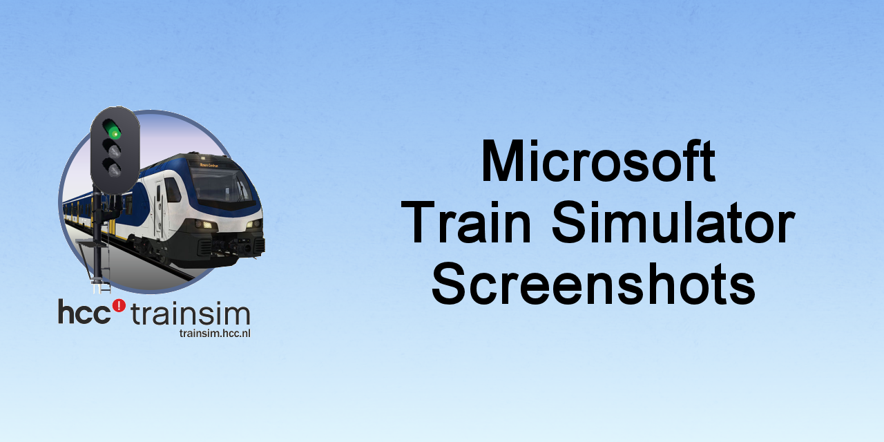 Logo HCC!trainsim, Microsoft Train Simulator Screenshots